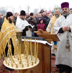 Чернівецькі народники взяли участь в урочистому освяченні води на свято Йордана